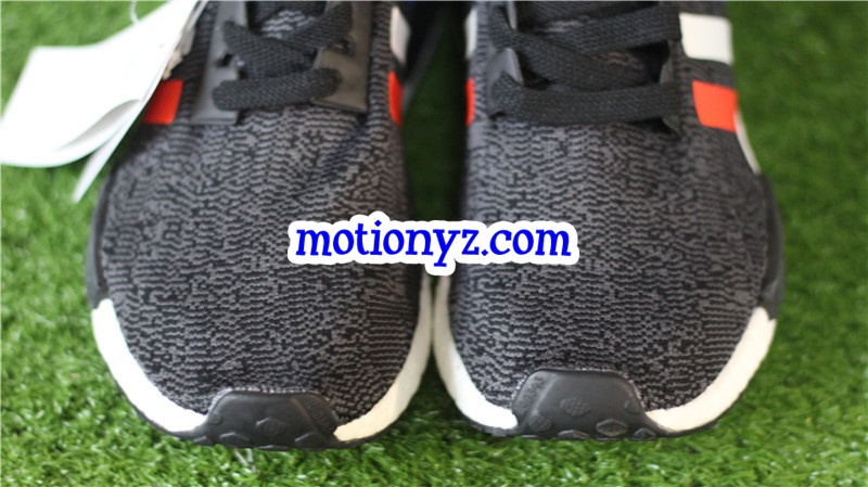 Real Boost Adidas NMD R1 Primeknit Tricolor Black